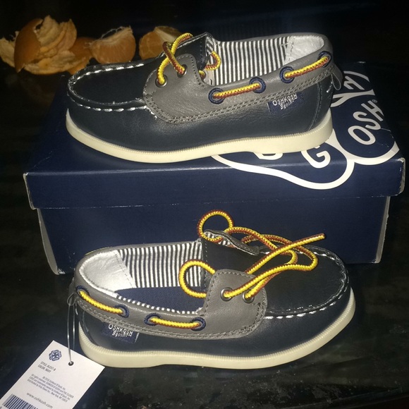 OshKosh B'gosh | Shoes | New Osh Kosh Alex Boys Boat Shoes Size Color ...